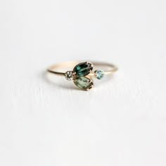 14k Yellow Gold Melanie Casey, Green Stones, Wedding Accessories Jewelry, Dainty Jewelry, Ring Collections, Gold Yellow, Ring Verlobung, Beautiful Rings