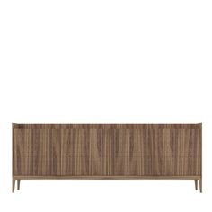 the sideboard is made out of wood