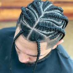 Braid Designs For Men Long Hair, Braid Styles For Men Long Hair, Braids For Men With Long Hair, Black Male Braids Hairstyles, 4 Braids For Men, Braid Styles For Men With Fade, Braids Men Hairstyles