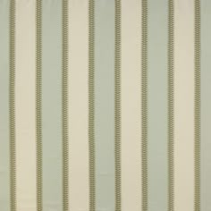 an upholstered wallpaper with white and light blue stripes