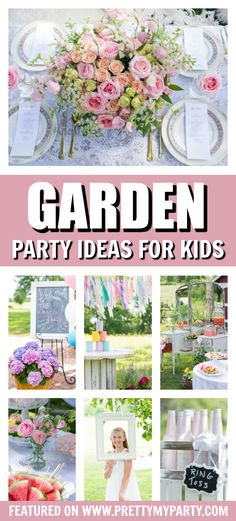 the garden party ideas for kids