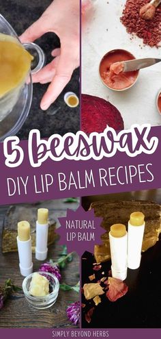 5 beeswax diy lip balm recipes that are easy to make and delicious