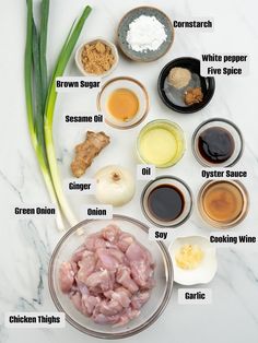 Ginger Chicken - The flavours of kitchen Favorite Recipes Chicken, Ginger Chicken, Favorite Chicken, Cooking Wine, Oyster Sauce, White Pepper, Garlic Chicken, Green Onions, Sweet And Spicy