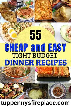 25 cheap and easy high budget dinner recipes that are perfect for any family or group