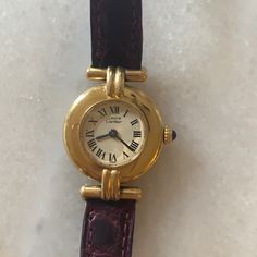 Absolutely Beautiful Watch In Great Condition 90s Cartier Watch, Cartier Colisee, Cartier Watches Women, Cartier Accessories, Tank Watch, Cartier Santos, Watches Women, Cartier Tank, Swatch Watch