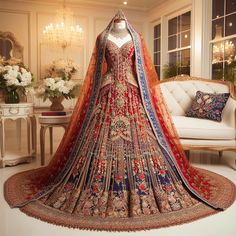 Bell Sleeve Wedding Dress, Baju Kahwin, Traditional Outfit, Sleeve Wedding Dress, Pakistani Fashion, Designer Suits, Wedding Suits, Bridal Wear