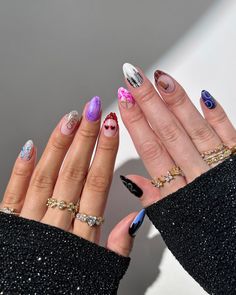 Taylor Swift Tour Nails, Taylor Swift Nails Eras Tour, Red Nails Taylor Swift, Evermore Nails