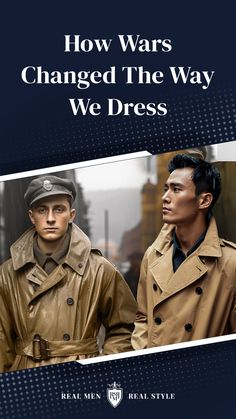 Discover how wars have shaped the way we dress. From iconic military jackets to everyday t-shirts, explore the evolution of fashion through conflict. #fashionhistory #wartimefashion #styleevolution Military Jackets, Evolution Of Fashion, Best Style, Fashion History