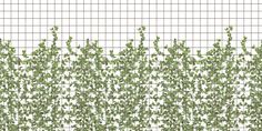 a line graph with green leaves on it