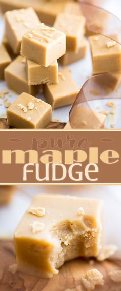 some kind of fudge that is sitting on a table