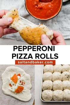 pepperoni pizza rolls are the perfect appetizer for any party