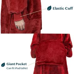 Made with super soft microfiber fleece, this oversized wearable blanket is the perfect sweater and blanket all in one. Sweatshirt blanket with sleeves moves with you while providing mobility, warmth, and cover. FUNCTIONAL AND PRACTICAL The large wide sleeves allow for full arm mobility and giant front pocket can store your mobile devices, such as phone, tablet, and remote controls. Also features an oversized hood, elastic cuffs, and wide neck opening for an easy pullover fit! WEARABLE LOUNGING B Blanket With Sleeves, Blanket Sweatshirt, Baby Swaddle Wrap, Halo Sleep Sack, Perfect Sweater, Sweatshirt Blanket, Blanket Black, Hoodie Blanket, Sewing Party