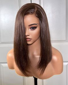 "180% Density Ombre Brown Lace Front Human Hair Wigs Brazilian Remy Human Hair Short Bob Wig with Baby Hair Full Lace Wigs Wigs Length: 8\"-16\" Wigs density:150%,180% Texture: Silky Straight Lace Wig Type: Lace Front wigs Material Grade: Remy Hair Material: Human Hair Color of Lace: Transparent  Human Hair Type: Brazilian Hair Cap Size: Small cap, medium cap (default) and big cap are available (please leave a message) Order processed within 3-5 business days, Then shipped via Fedex/DHL Express. Wig Baby Hair, Human Hair Wigs Straight, Brown Lace Front, Wigs Straight, Ombre Brown, Human Hair Color, Human Wigs, Brazilian Remy Hair, Lace Front Human Hair Wigs