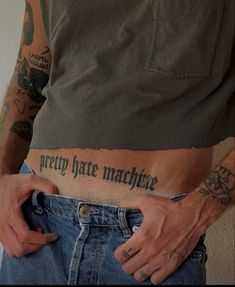 Pretty Hate Machine, Under Chest Tattoo, American Traditional Tattoo Ideas, Traditional Tattoo Ideas, Tattoo Inspiration Men, Perspective Photography, American Tattoos, Stomach Tattoos, Gender Envy