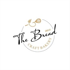 the bread craft bakery logo design