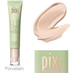 **New** $24 Pixi H2o Skintint Tinted Moisturizer Face Gel! Water-Based Tinted Face Gel That Evens Out Skin Tone And Gives Complexion A Flawless No-Makeup Look! Innovative Complexion-Enhancing Gel Tint For A Smooth, Fresh Faced Look All Day. Cooling & Refreshing Formula Gives A Flawless Finish To Skin That Feels Much Lighter & More Breathable Than A Traditional Foundation. - Size: Full Size At 35 Ml / 1.2 Fl. Oz - Color: Porcelain - Gel Is Feather-Light - Hydrating, Long-Lasting & Water-Resistant Pixi Skin Tint, Face Tinted Moisturizer, Maquillaje Aesthetic, Pixie Makeup, Moisturizer Face, Neutral Eyeshadow Palette, Makeup Samples, Skin Tint, Neutral Eyeshadow