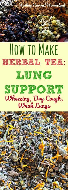 how to make herb tea lung support