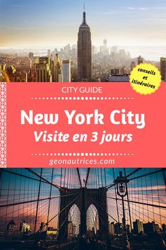 the new york city visit en 7 jours is featured in this travel brochure