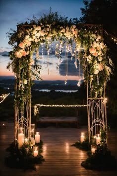 Macrame Arches: Transform Your Wedding Ceremony into a Fairytale Wedding Ideas Arches, Marriage Archway, Fantasy Wedding Arch, Wedding Archway Ideas, Wedding Archways, Archway Wedding, Macrame Decor Ideas, Wedding Ceremony Arches, Macrame Wedding Arch