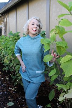 Get cosy in our Sloppy Joe set! ⁠ From relaxing on the couch to running errands, our Sloppy Joe sets are what you need! This cute set features an oversized top and flattering yet comfortable trousers to keep you cosy all day. 💤 ⁠ 📸 @allglamnofilter⁠ 🛍️ Teal Sloppy Joe set⁠ ⁠ Made in London 🇬🇧 #vivienofholloway⁠ #madeinengland #madeinlondon #vintagestyle #vintageinspired #pinupgirl #pinupstyle #pinupfashion #retro #retrofashion #vintagefashion #midcentury Comfortable Trousers, Pedal Pushers, Style Tops, Oversized Top