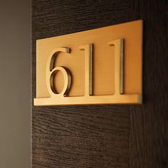 a close up of a wooden door with the word cia on it