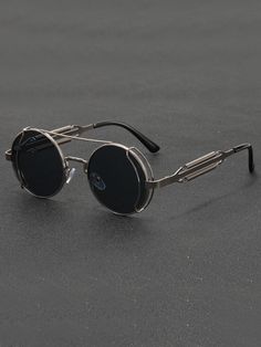 Silver Casual Collar  Copper Alloy   Embellished   Men Accessories Fancy Glasses, Face Accessories, Guys Clothing Styles, Stylish Glasses