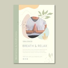 Reiki Flyer Design, Wellness Flyer, Massage Flyer, Yoga Posters, Yoga Flyer, Meditation Poster, Altar Space, Yoga Center, Leaflet Design