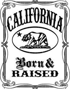 the logo for california dairy and raised, which is featured in an old style sign