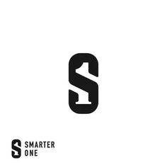 the letter s is made up of black letters with white and black lettering on it