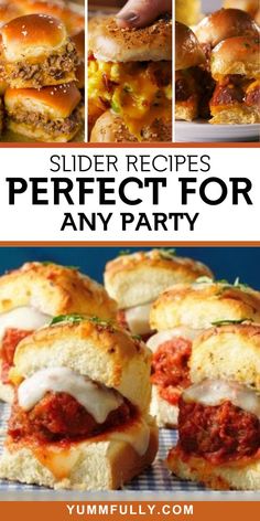 the slider recipe is perfect for any party