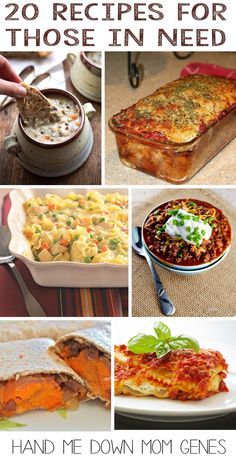 the top 20 recipes for those in need