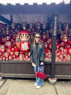 You are in Osaka and have some extra time? Head to the beautiful Katsuoji temple and admire its lovely collection of daruma dolls.. Katsuoji Temple, Daruma Doll, Solo Travel, Day Trip