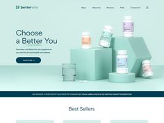 the website is designed to look like it has many different products on display, including jars and containers