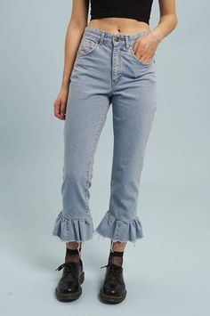 The Ragged Priest Thrill Peplum Hem Jeans Flame Pants, Pants Diy, Spoiled Brat, Skinnydip London, Lavish Alice, The Ragged Priest, Ragged Priest, Iron Fist, Hem Jeans