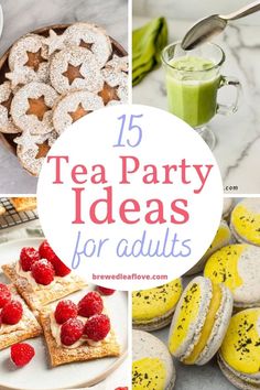 tea party ideas for adults that are easy to make