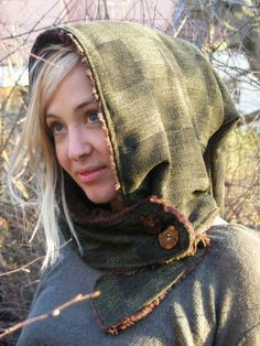 Spellbound Designs pixie hood Hood Sewing Pattern, Psytrance Clothing, The Pixies, Hoodie Sewing Pattern, Hood Pattern, Recycled Sweater, Larp Costume, Fantasy Costumes, No Sew