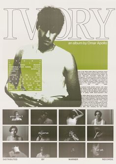 an advertisement for the album ivory