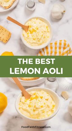 the best lemon aoi dip recipe is made with only three ingredients and it's ready to be eaten