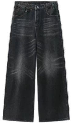 Baggy Black Straight Jeans, Black Baggy High-waist Flare Jeans, Black Baggy High Waist Flare Jeans, Black High Waist Baggy Flare Jeans, High Waist Black Baggy Flare Jeans, Black Flare Jeans With Relaxed Fit, Black Relaxed Fit Flare Jeans With Pockets, Relaxed Fit Black Flare Jeans With Pockets, Black Denim Straight Pants