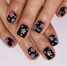 Nail Design Glitter, Her Nails, Really Cute Nails, Minimalist Nails, Funky Nails, Pretty Acrylic Nails, Chic Nails