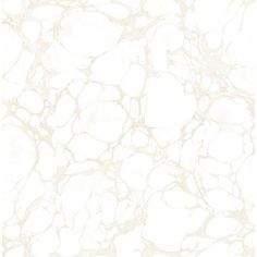 a white marble texture wallpaper with an abstract design in the center and bottom corner