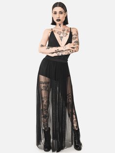 Vestido Tule Revenge - Spookies Mermaid Formal Dress, How To Look Pretty, Revenge, Black Fashion, Halloween Party, New Look, Formal Dresses, My Style