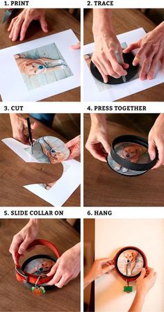 instructions to make a photo frame out of paper