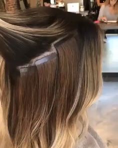 Tape In Extensions Placement, Hair Extensions Tutorial, Hair Ext, Professional Hair Extensions, Tape Extensions, Undercut Long Hair, I Tip Hair Extensions, Seamless Hair Extensions, Long Hair Extensions