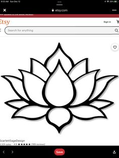 an image of a lotus flower on the app