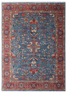 • Size : 8.10X11.8 Rectangle • Brand : Kaoud Rugs • Description: Light Blue/Rust All Over • Design : Tabriz-s • Construction : Hand Knotted • Material : Wool • Made In : Pakistan Quick Ship Item - Usually Ships within 1 business day. We do not accept trades towards any online products. For More information please call (866) 588-5200 All Over Design, Online Products, Hotel Interior Design, Hotel Interior, Antique Carpets, Vintage Area Rugs, Blue Wool, Rugs And Carpet, Wool Area Rug