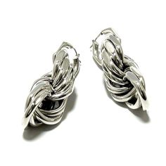 Used Bottega Veneta Women's Twist Drop Hoop Earrings (Sku: Gzl134t4) === General === Brand : Bottega Veneta === Design === Type : Hoop Earrings Gender : Women Material : Silver 925 Color : Silver === Included Items === Accessories : None Accessories Notice : Before Purchasing, Please Refer To The Images Of The Accessories Included With The Item. === Condition === Condition : Used (Very Good) Ranking : Rank A Used - A Few Traces Of Usage, Some Scratches / Dirt Can Be Seen But Overall In Very Good Drop Hoop Earrings, Accessories Earrings, Bottega Veneta, Silver 925, Luxury Branding, Silver Earrings, Hoop Earrings, Women Wear, Twist