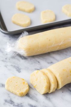 the dough is ready to be baked in the oven and placed on a baking sheet