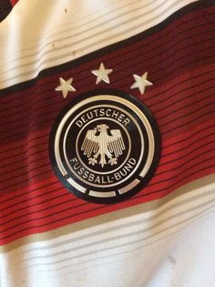 the german soccer team's official jersey is seen in this undrecognized image