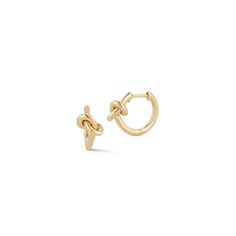 Discover the timeless allure of the Nana Bernice Knot Huggies. Crafted from 14k gold, these earrings feature a sophisticated knot design that hugs your ears with style and grace, perfect for both everyday wear and special occasions. 14 Karat Gold 11mm in length and 7mm in width Hinged with Snap Closure Dana Rebecca Designs, Diamond Huggies, Knot Design, Disc Necklace, Charm Rings, Huggie Earrings, Fine Jewelry Collection, Eternity Band Diamond, Huggie Hoop Earrings